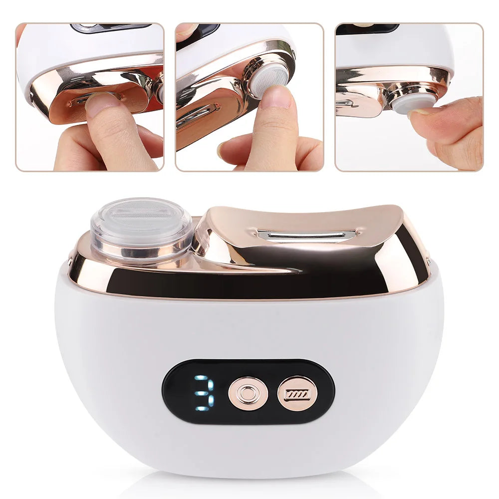 🎁 Perfect for All Ages 👵👶 3-in-1 Automatic Electric Nail Clipper with Polishing - 🌟Safe & Convenient🌟