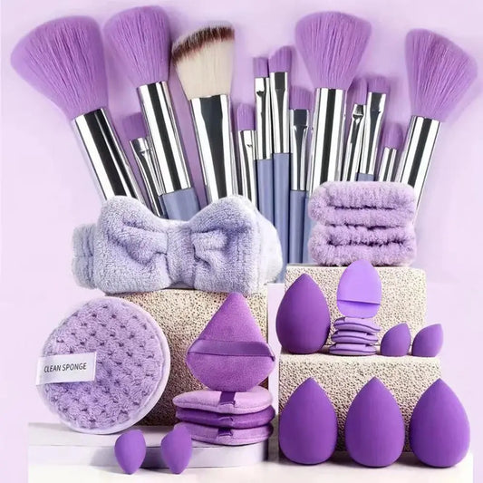 Professional Makeup Brush Set – Multiple Piece Counts & Colors