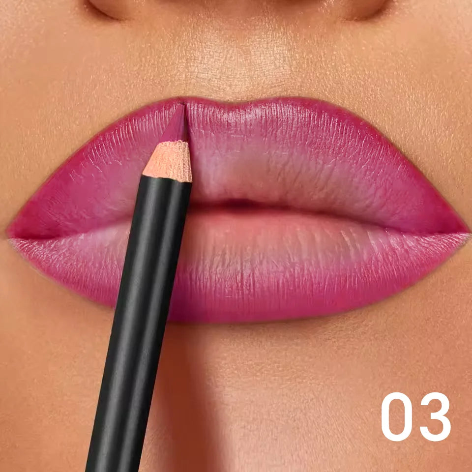 Waterproof Matte Lip Liner Set — 6 Long-Wear Shades
