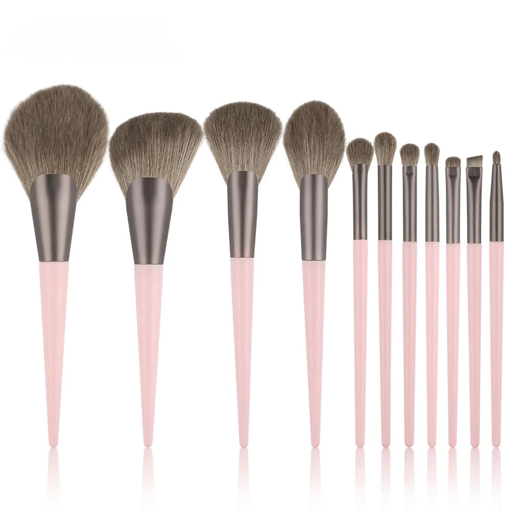 Professional Makeup Brush Set – Multiple Piece Counts & Colors