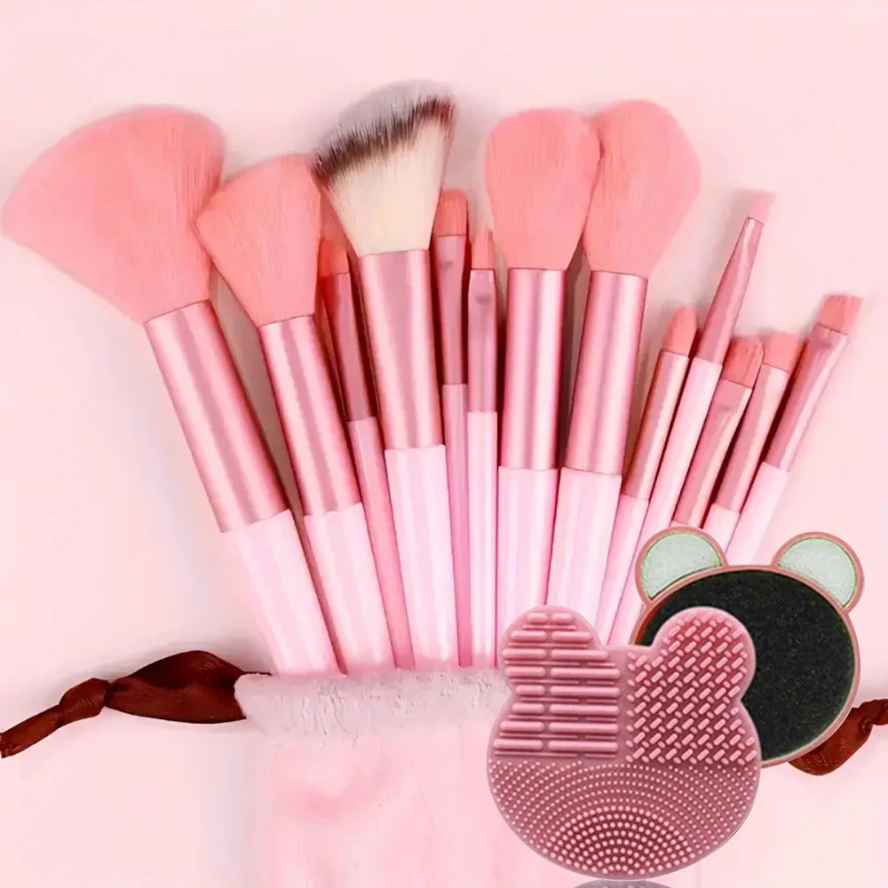 Professional Makeup Brush Set – Multiple Piece Counts & Colors