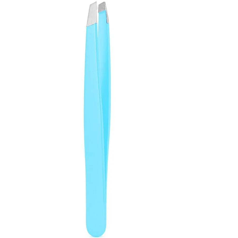 Stainless Steel Eyebrow Tweezer | Slant Tip · Flat Tip | Eyelash Application · Ingrown Hair Removal | Braviixx