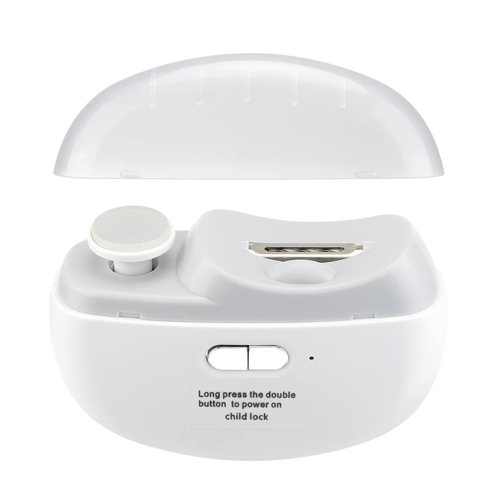 🎁 Perfect for All Ages 👵👶 3-in-1 Automatic Electric Nail Clipper with Polishing - 🌟Safe & Convenient🌟