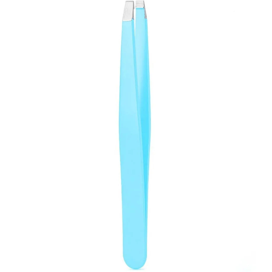 Stainless Steel Eyebrow Tweezer | Slant Tip · Flat Tip | Eyelash Application · Ingrown Hair Removal | Braviixx