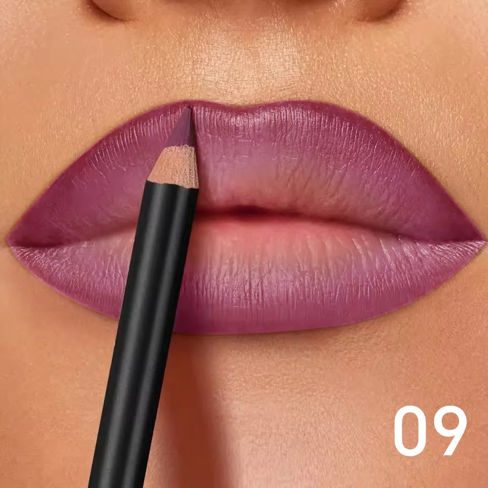 Waterproof Matte Lip Liner Set — 6 Long-Wear Shades